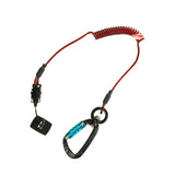 Coil E-Tether With Dual Locking Carabiner & E-Catch