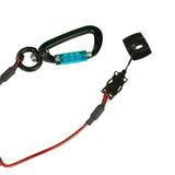 Coil E-Tether With Dual Locking Carabiner & E-Catch