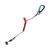 Coil E-Tether With Dual Locking Carabiner & E-Catch