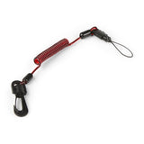 Coil E-Tether With Poly Clip (Non-Conductive)