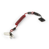 Coil E-Tether With Steel Clamp & E-Catch