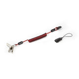 Coil E-Tether With Steel Clamp & E-Catch