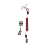 Coil E-Tether With Steel Clamp & E-Catch