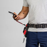 Coil E-Tether With Steel Clamp & E-Catch