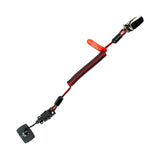 Coil E-Tether With Steel Clamp & E-Catch