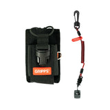 Adjustable Two-Way Radio Holster With Coil E-Tether And E-Catch