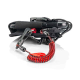 Adjustable Two-Way Radio Holster With Coil E-Tether And E-Catch