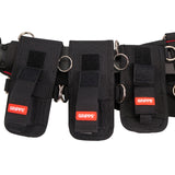 Scaffolders Belt Kit - 7 Tool Retractable with Tool Connector Kits - Size