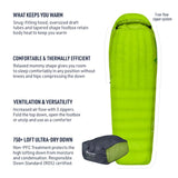 Ascent Down Sleeping Bag